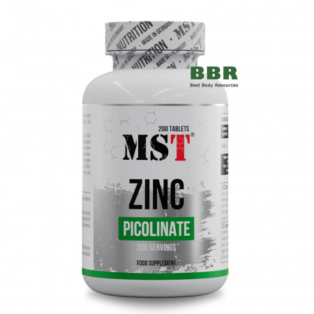 Zinc Picolinate 25mg 200 Tabs, MST