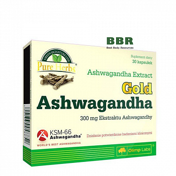 Gold Ashwagandha 300 30 Caps, Olimp