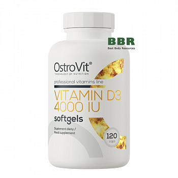 Vitamin D3 4000iu 120 Caps, OstroVit