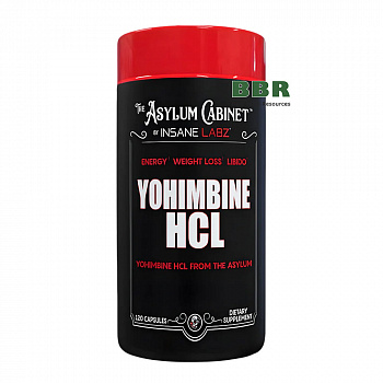 Yohimbine HCL 120 Caps, Insane Labz