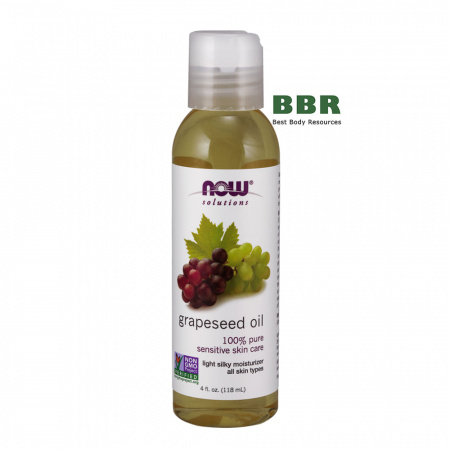 Grapeseed Oil 118ml, NOW Foods