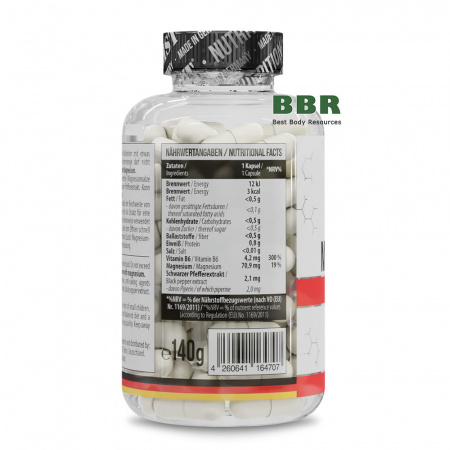 Magnesium Taurate B6 120 Caps, MST