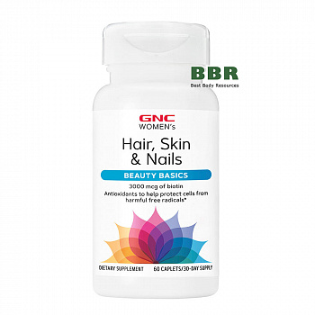 Womens Hair, Skin & Nails Formula 60caps, GNC