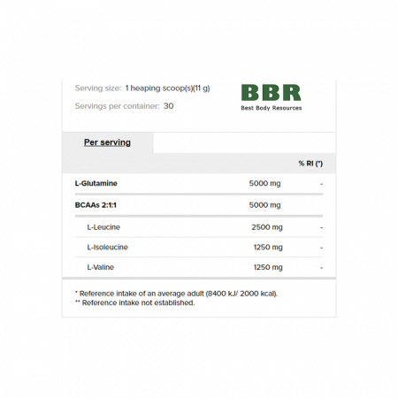 BCAA + Glutamine 330g, Prozis