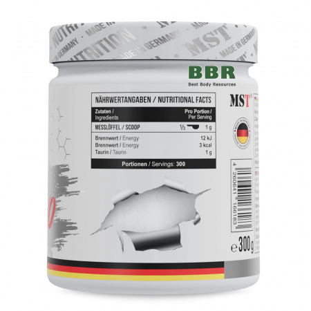 Taurine PWO 300g, MST