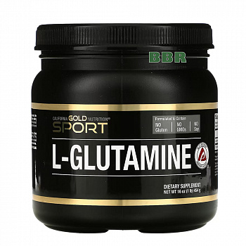 L-Glutamine 90 Servings 454g, California GOLD Nutrition