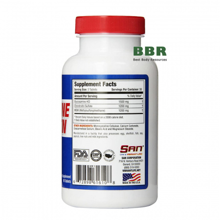 Glucosamine & Chondroitin MSM 90tab, SAN