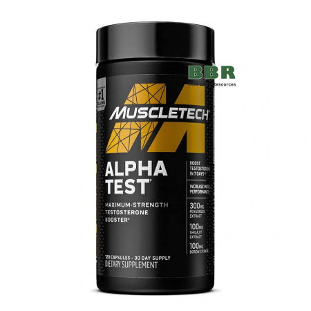 Alpha Test 120 Caps, MuscleTech