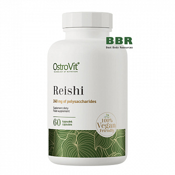 Reishi Mushroom Extract 600mg 60 Caps, OstroVit