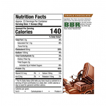 100% Grass-Fed Whey Protein 816g, MuscleTech