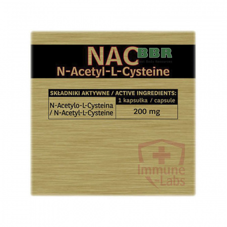 NAC N-Acetyl-L-Cysteine 200mg 150 Caps, Immune Labs