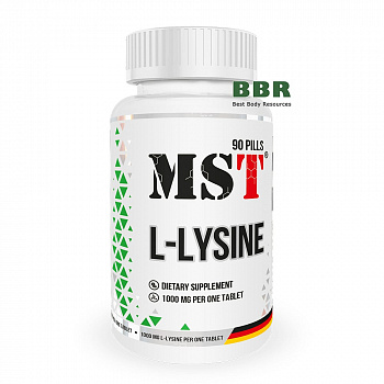 L-Lysine 1000mg 90 Tabs, MST