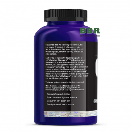 GlutaPure 1000mg 300 Caps, Ultimate Nutrition