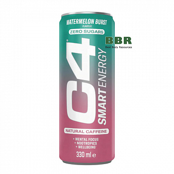 C4 Smart Energy Drink 330ml, Cellucor