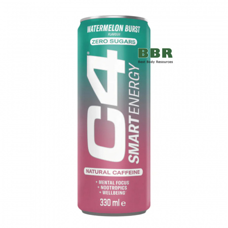 C4 Smart Energy Drink 330ml, Cellucor