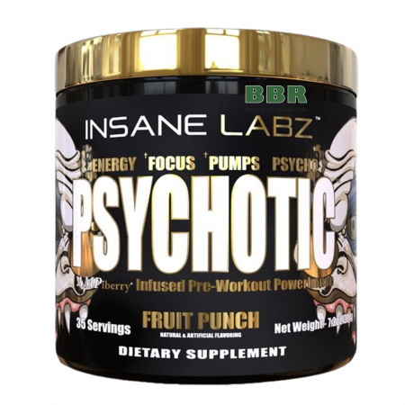 Psychotic Gold 35 Servings, Insane Labz