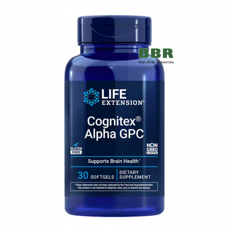Cognitex Alpha GPC 30 Softgels, Life Extension