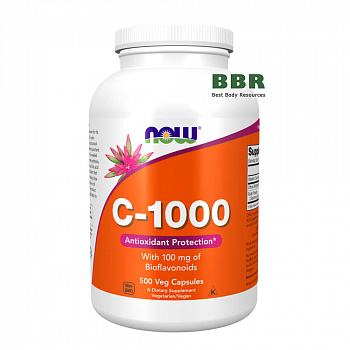 Vitamin C-1000 500 Caps, NOW Foods