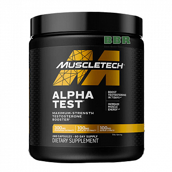 Alpha Test 240 Caps, MuscleTech
