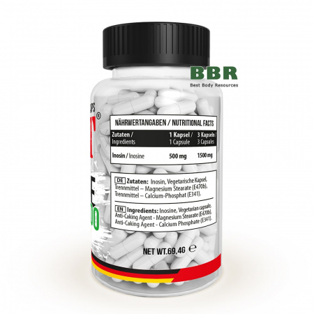 Inosine 1500mg 102 Caps, MST