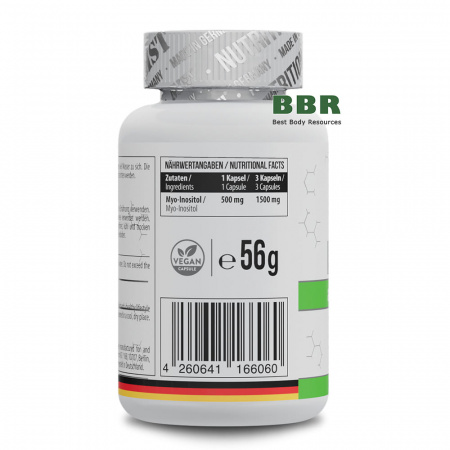 Inositol as Myo-Inositol 500mg 90 Caps, MST