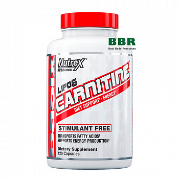 Lipo 6 Carnitine 120 Caps, Nutrex