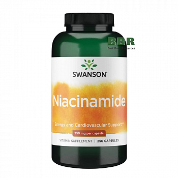 Niacinamide 250mg 250 Caps, Swanson