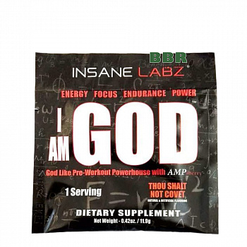 Пробник I am GOD 11.7g, Insane Labs