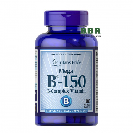 Vitamin B-150 Complex 100 Tabs, Puritans Pride