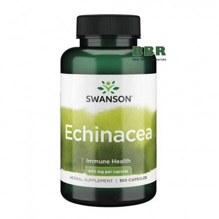 Echinacea 400mg 100 Caps, Swanson