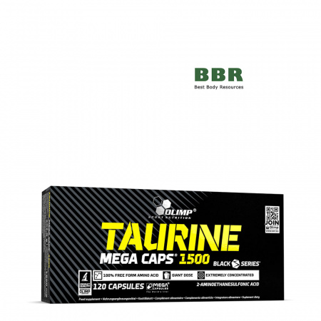 Taurine Mega Caps 1500 120 Сaps, Olimp