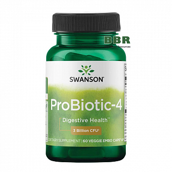 ProBiotic-4 3 Billion 60 Veg Caps, Swanson