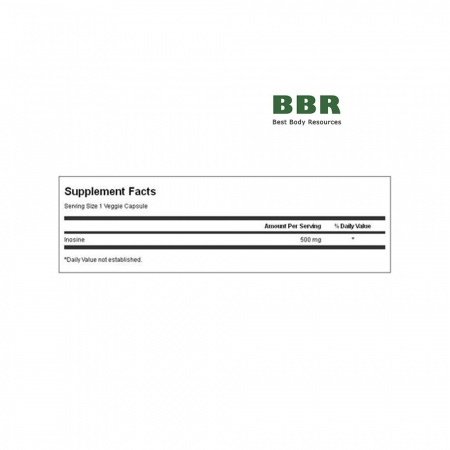 Inosine 60 Veg Caps, Swanson