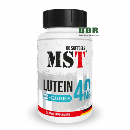 Lutein 40mg plus Zeaxanthin 60 Softgels, MST Lutein 40mg plus Zeaxanthin 60 Softgels, MST