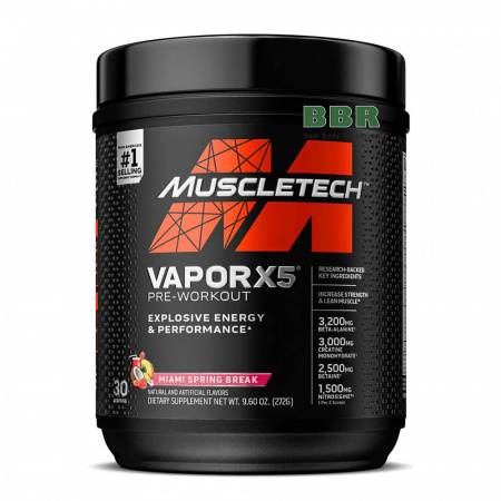 Vapor X5 Pre-Workout 30 Servings, MuscleTech