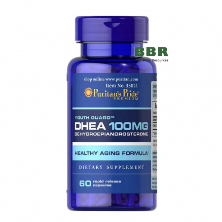DHEA 100mg 60 Caps, Puritans Pride