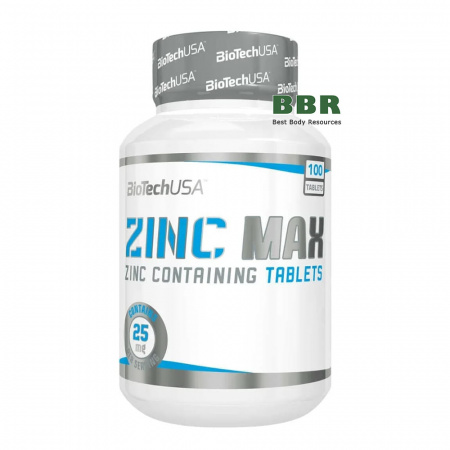 Zinc Max 100 Tabs, BioTechUSA