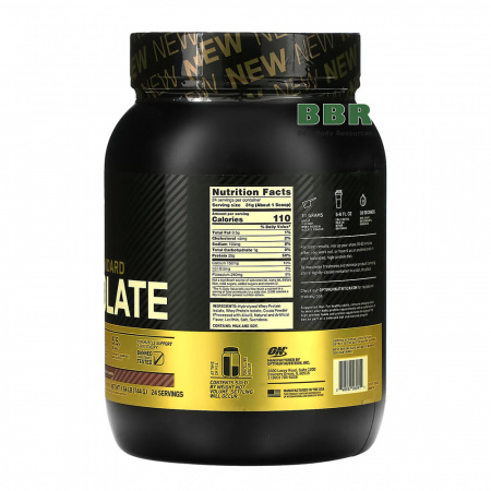 100% Isolate Gold Standard 720g, Optimum Nutrition