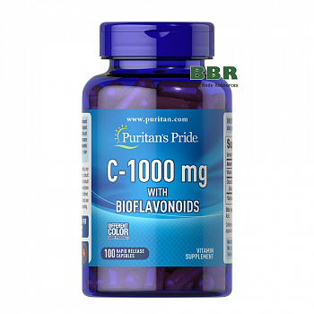 Vitamin C-1000 with Bioflavonoids 100 Caps, Puritans Pride
