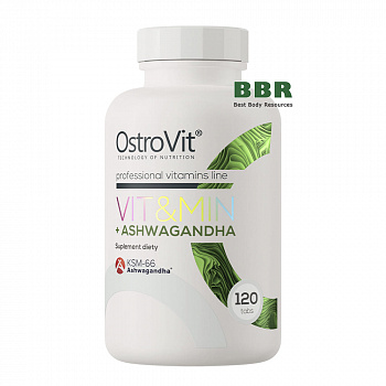 Vit&Min + Ashwagandha 120 Tabs, OstroVit