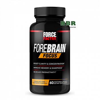 ForeBrain Focus 60 Veg Caps, Force Factor