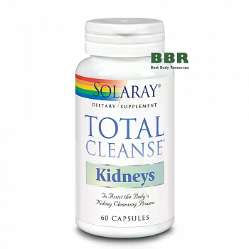 Total Cleanse Kidneys 60 Veg Caps, Solaray