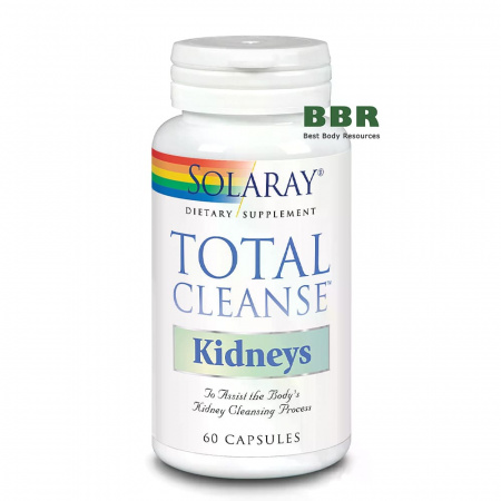 Total Cleanse Kidneys 60 Veg Caps, Solaray
