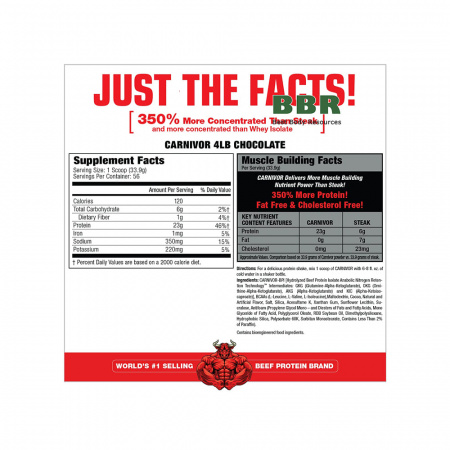 Carnivor BEEF Protein Isolate 1.8kg, MuscleMeds