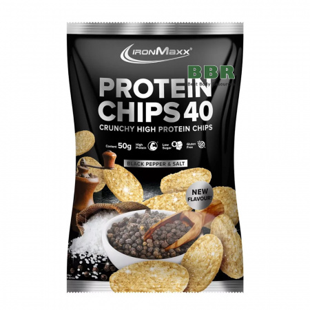 Protein Chips 40 50g, IronMax Protein Chips 40 50g, IronMax