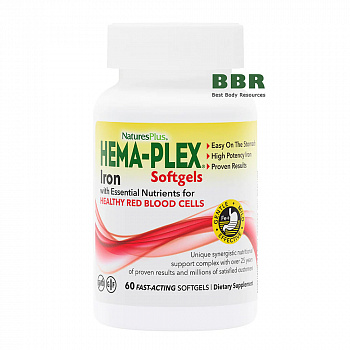 Hema-Plex 60 Softgels, Natures Plus
