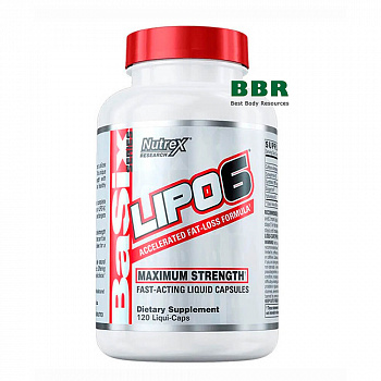 Lipo-6 Maximum Strenght 120caps, Nutrex