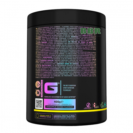 Fury Extreme 400g, Genius Nutrition
