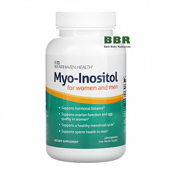 Myo-Inositol 120 Caps, Fairhaven Health
