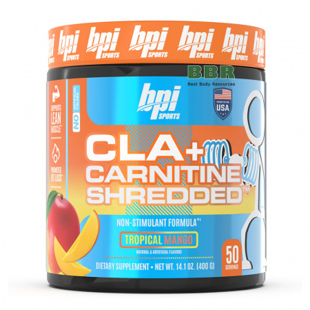 CLA + Carnitine Shredded 50 Servings, BPI Sports
